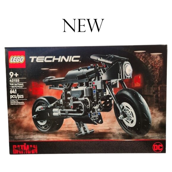 NEW LEGO Technic Batman BATCYCLE Set 42155 Motorcycle Collectible Toy Model Buil - Picture 7 of 16